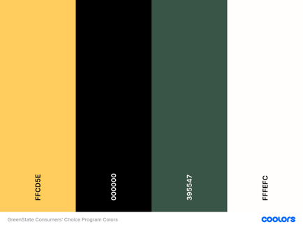 GreenState Consumers Choice Program Colors